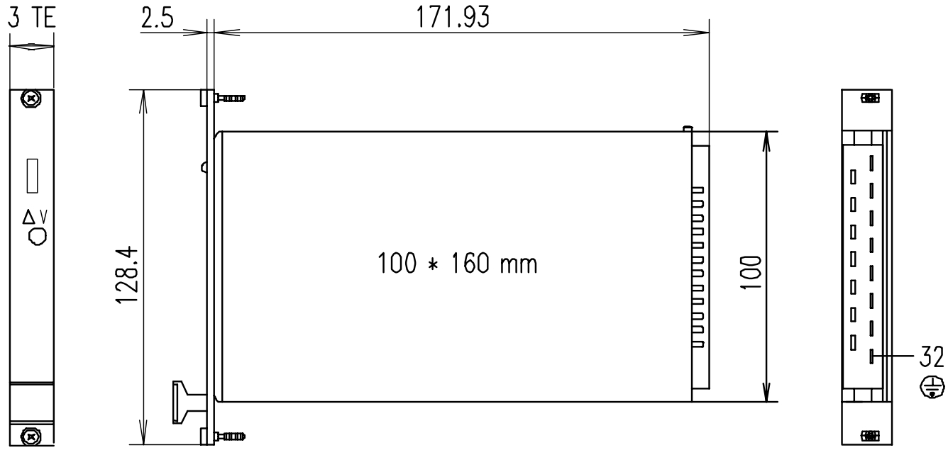 ספק כח למארזים 19 אינץ' SCHROFF 42W 13100137